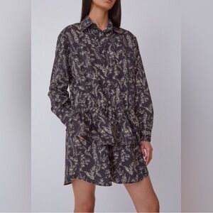NWT Thakoon Printed Button Up Shirt Dress, size 8